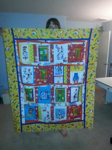 Dr Seuss border quilt