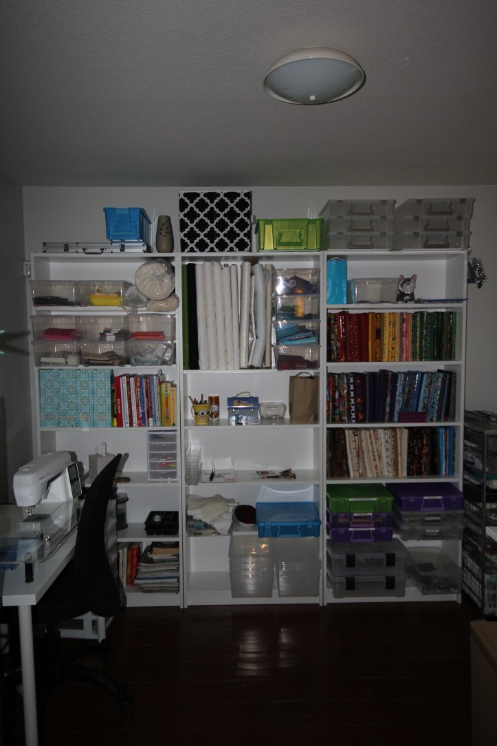 These bookcases are sturdier and maybe a little taller than the ones you can buy from Walmart.